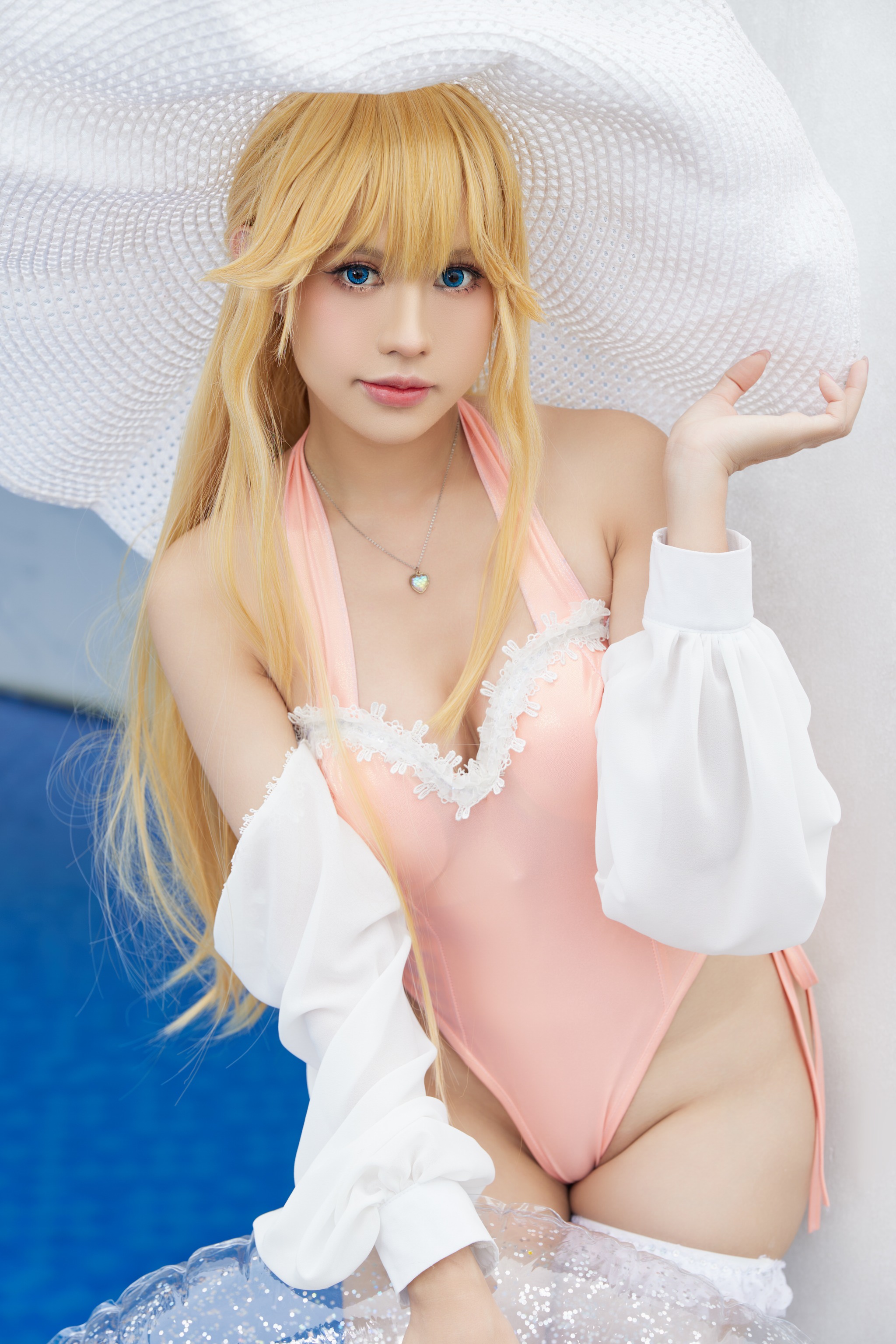 图片[1]-PingPing – NO.024 Richelieu Swimsuit [16P]-XikXak